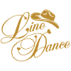 Line Dance Gold Western Logo