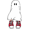 Ghost in Red Sneakers