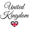 UK Herz-Flaggen-Shirt