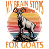 Funny Farm Animal Goat