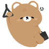 Kawaii Bear Tired