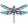 Dragonfly - Cooles Low-Poly-Logo