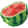 Melon - Cool Fruit Logo