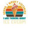 Retro Eiscreme Humor Kreis