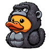 Gorilla Duck Cartoon Fusion