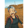 Laughter in the mountains animates adventurer