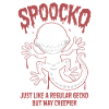 Spooky Gecko Skeleton Halloween