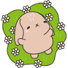Kawaii Rabbit Under Daisies