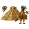 Mayan Pyramid Warrior