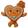 Gingerbread Hearts