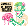 Zombie Brain Fun Retro