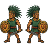 Aztec Double Warrior