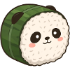 Panda Sushi - Conception culinaire d’anime mignon