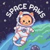 Space Paws - Pixel Cat Astronaute