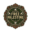Free Palestine Mandala Symbol