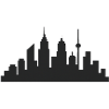Night City Skyline Skyline
