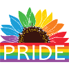 Pride Sonnenblume Rainbow
