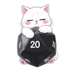 Sleeping Cat Hugging W20 Cube – Cartoon