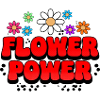 Flower Power Retro Pop