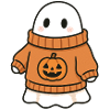Pull citrouille Ghost