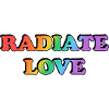 Radiate Love Rainbow Gradient