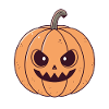 Scary Punk Pumpkin