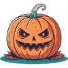 Cartoon pumpkin