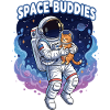 Space Buddies Cat Astronaut