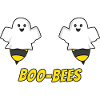 Boo-Bees Ghosts Bees Haloween