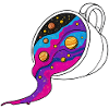 Cosmic Coffee Mug Galaxy River