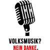 No Thanks Folk Music Microphone Statement