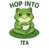 Frog Tea Hopper Matcha Animals Design