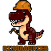 DinoBAUrier - Pixel Art Dinosaurier Bauhelm! 👷‍♂️