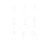 Dynamic dance silhouettes