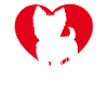 Yorkie Love Heart Design