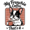 Frenchie bouledogue français dessin animé