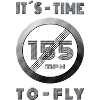 Time Running 155 mph Retro Design