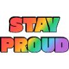 Stay Proud Rainbow Gradient