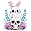 Kawaii Pastel Goth Bunny