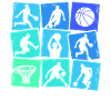 Basketball Basketball Players Dunking Boys Men