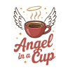 Angel in Cup with Wings