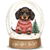Dachshund in Snow Globe – Winter Tale