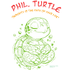T-shirt Phil Turtle Zen Path