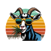 Funny Farm Animal Goat