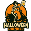 Skeleton Drinker Halloween