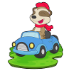 Erdmännchen Auto