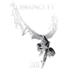 Send It Skeleton Dragon Grunge