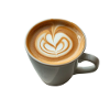 Latte Heart Art Mug Design