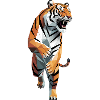 Tiger - Cooles Low-Poly-Logo