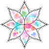 Mandala Fleur pastel Aquarelle